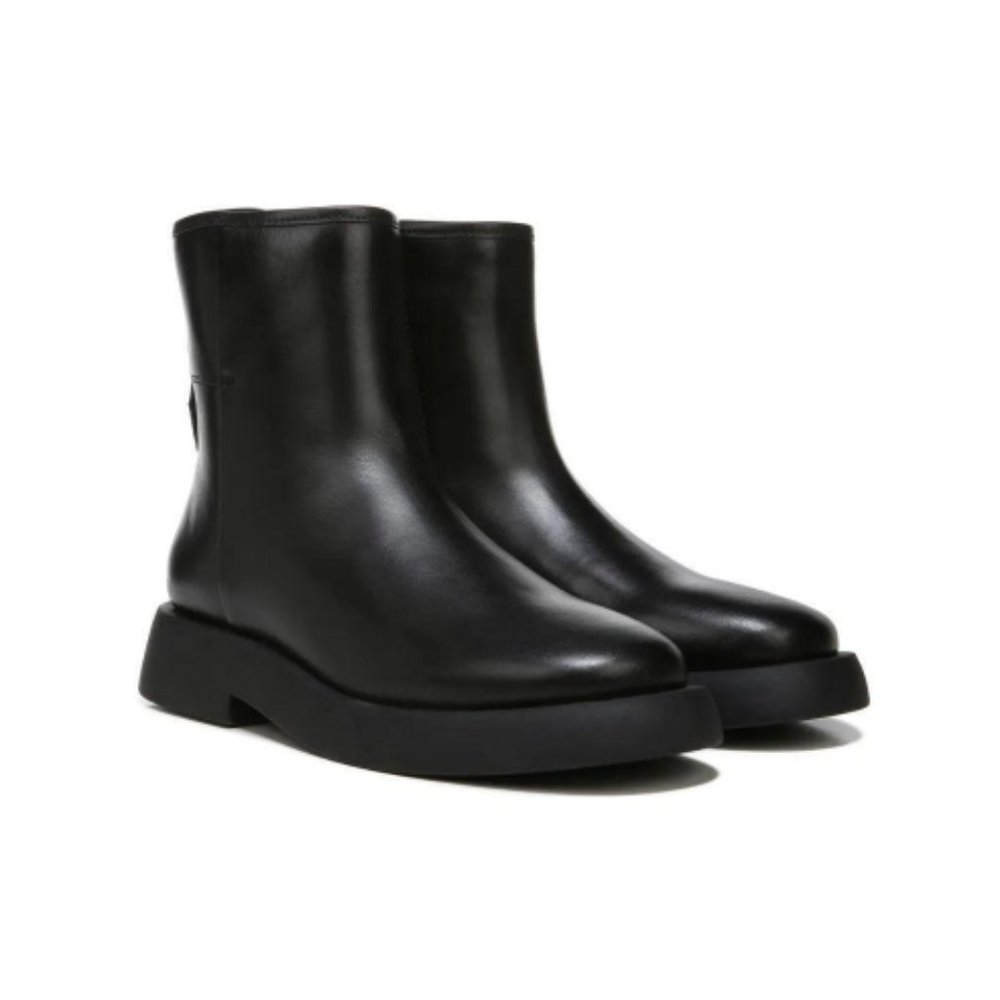 Franco Sarto Etna black leather boots